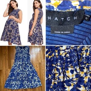 HATCH Maisonette $279 Ana Maternity Floral Dress sz 0-2 EUC
